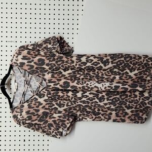 FIRST Love women's med cheetah top